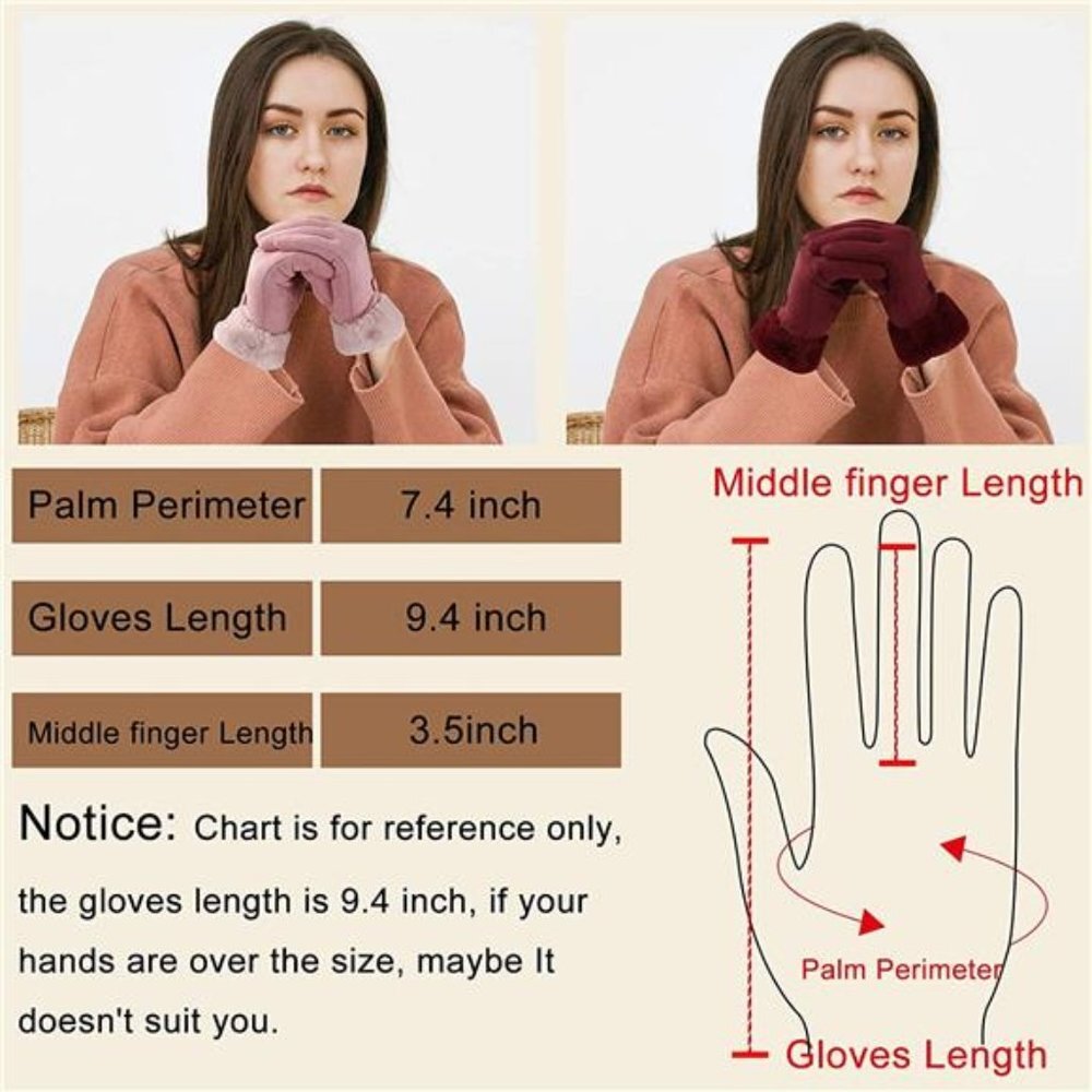 Winter Warm Touchscreen Glove Windproof Elastic T… - image 6